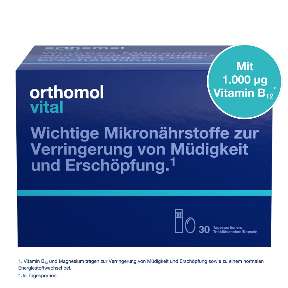 Orthomol Vital Trinkfläschchen/Kapseln Kombipackung 30 St