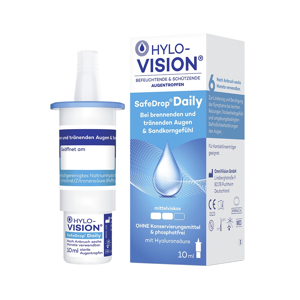 HYLO-VISION SafeDrop Daily Augentropfen 10 ml