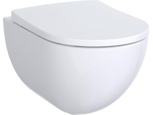 Wandtiefspül-wc Geberit Acanto weiß, spülrandlos,mit Kera-Tect, BxTxH:350x510x335mm