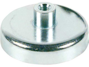 Magnetflachgreifer mit Gewindeb. max. Einsatztemp,200°C Abmit 16x11,5mm, 1 Stück