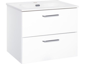 Wtu+keramik-wt NOA, weiß Hochglanz, 2 Auszüge, 615x515x470mm