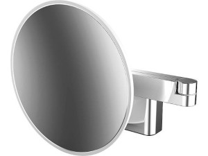 Led-wandkosmetikspiegel emco evo, 5-fach Vergrößerung D: 209mm, Doppelgelenkarm