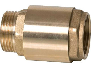 Rückschlagventil aus Messing mit DN15 (1/2") AGxIG Typ 7 Durchfluss AG zu IG