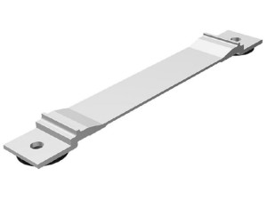 Hs Klammer XL 130-6,5 vorgebohrt 2x6,5 mm, l=178 mm