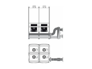 Buderus 7736700481 TR4 Kaskadenunit mit Insul ohne Weiche