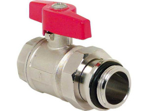 Kugelhahn mit Verschraubung 3/4'' selbstdichtend