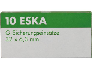 Feinsicherung träge 1,6 A 1 Beutel 10 Stück 6, 3x32mm