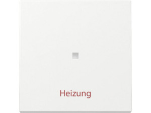 Wippe Heizung Ein/Aus, Kontrollfenster, rws glz, System 55, 367803