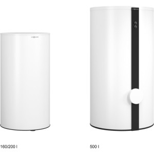Viessmann Vitocell 300-V Speicher-Wassererwärmer EVIC-S3 300l monovalent Edelstahl Vitopearlwhite Z028532