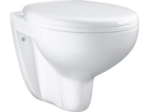 Wandtiefspül-wc Grohe Bau weiß, spülrandlos, BxTxH 368x531x363mm