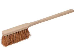 Handfeger, Holz, 60 cm, roh, Kokos-Bestückung