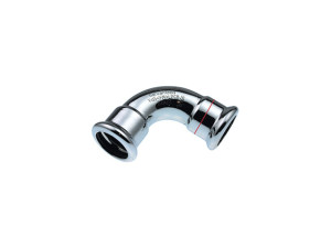 Logafix C-Stahl Bogen 90 i/i 28 Pressfitting M-Kontur
