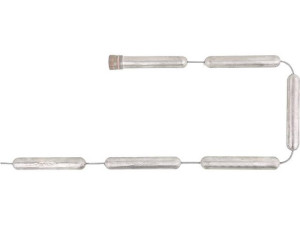 Kettenanode 22/961 mit 6 Glieder, DN20 3/4' OEM