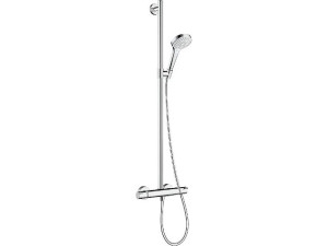 Hansgrohe Brauseset , weiß/chrom Select S Multi mit Ecostat Comfort, SemiPipe