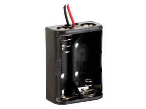 Batteriehalter FÜR 2xN-BATTERIEN (MIT KABELN) BH521A