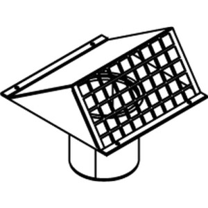 Viessmann Außenwandblende mit Vogelschutz DN160 ZK03026