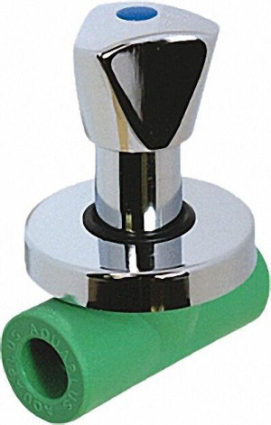 Ppr Rohr Aqua-Plus absperrbarer Hahn PN25 25mmx3/4"