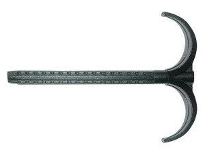 Dübelhaken Doppelt mit Schaft 60x6 mm Metall- und Kunststoffrohren bis Außen-d 30 mm, VPE 100 Stück