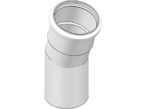 Viessmann 7247563 Abgasbogen 15 Grad, DN110, aus PPs (2 Stück)