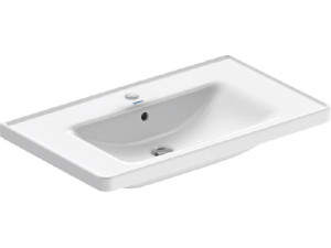 Möbel-wt Duravit D-Neo, BxHxT: 800 x 165 x 480 mm, m. Ül. , 1 HL, weiß