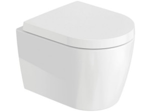 Wand-tiefspül-wc Duravit ME by Starck Compact 370x350x480 mm Spülrandlos