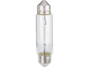 Soffitten-lampe 12V, 5W für Schlusskennzeichen- und Innen- beleuchtung, VPE 10 Stück