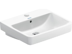 Waschtisch Duravit No. 1 BxHxT: 550 x 175 x 460 mm, m. Ül., m. 1 HL, weiß
