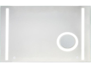 Spiegel Earline mit Beleuchtung und Kosmetikspiegel (dimmbar), 2 Sensorsch. 1000x800mm 11,5W