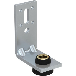 Fischer LKHS gvz Lüftungskanalwinkel L-Form, galvanisch verzinkter Stahl, M8, M10,-50 bis +110°C, für Lüftungskanäle mit Gewindestange VPE 2