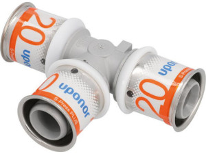 Uponor S-Press PLUS T-Stück PPSU d16mm-d16mm-d16mm