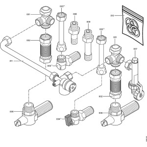 Viessmann Hydraulikadapter Unterputz für Cerastar-ZWR 7176862