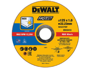Trennscheibe DeWALT DT20540-QZ 125x1x22,23 mm VPE 100 Stück