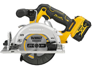 Akku-handkreissäge DeWALT 12V DCS512P2-QW mit 2x 5,0 Ah Akkus und Ladegerät