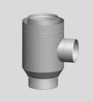 Wolf 2651851 Adapter DN200 auf DN250/350 aus Polypropylen
