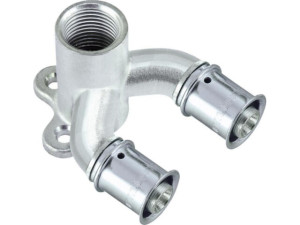 Multitubo Press-U-Wandscheibe d16mm-DN15 (1/2')-d16mm IG,verzinnt