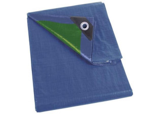 Abdeckplane - BLAU/GRÜN - NORMAL - 2x3 m 254-23 75 g/m²