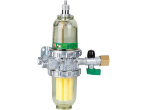 Gok Heizölfilter-Entlüfterkombination GS Pro-für 3 IG G3/8xAG G3/5 KN Sinterkunststoff 35my