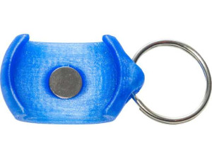 Airtag Magnetischer Anhänger blau für Schlüssel, Taschen, Gepäck