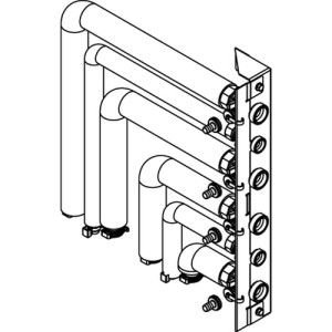 Viessmann Montagehilfe AP nach rechts für 1 Heiz-/Kühlkreis ZK06063