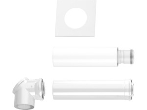 Buderus Abgassystem Grundbausatz LAS-K, d 80/125 mm, rlu, Wandgeräte/SB105/GB102S, 7738112582