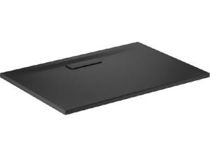 Duschwanne Ultra Flat Rechteck, schwarz, 1000x700x25mm, Schwarz