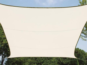 Sonnensegel Viereck 4x3 m Cremefarben GSS4430CR
