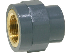 Pvc-u Klebefitting Übergangsmuffe DN25 (1")x32mm IGxI