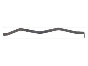 Andruckfeder für Tauchhülsen DN15x16mm, Länge 100mm geformt