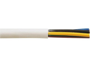 Isolierte Starkstromleitung H05VV-für 3 G 1,0 Rolle 100m
