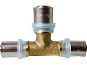Pressfitting EVENES für MSVR T-Stück mittlerer Ausg. vergr. 16x2-20x2-16x2mm