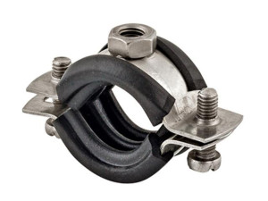 Fischer Rohrschelle FRS 54-58 nicht rostender Stahl A2, 64674, VPE 1 Stück