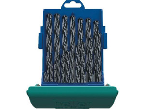 Metallbohrerset HELLER 19-tlg HSS R d 1,0 - 10,0 in 0,5 mm Schritten