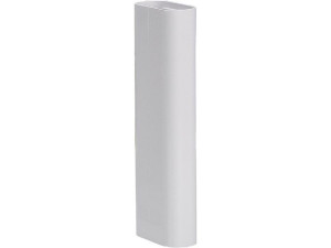 Standkonsolen Zubehör Design-Rohr weiß-glänzend für Super-Standfix-Plus