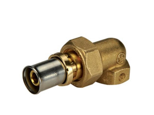 Giacomini RM19Y033 Pressfitting mit lösbarer Verschraubung von Innengewinde auf Mehrschichtverbund- und Kunststoffrohre 1/2"x(16x2)